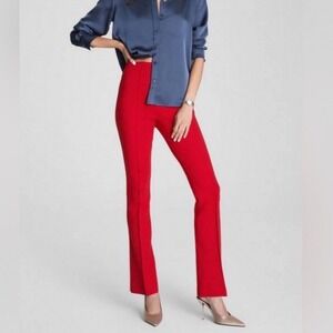 SPANX Large The Perfect Collection Ponte Micro Flare True Red Pants 20792R NWT